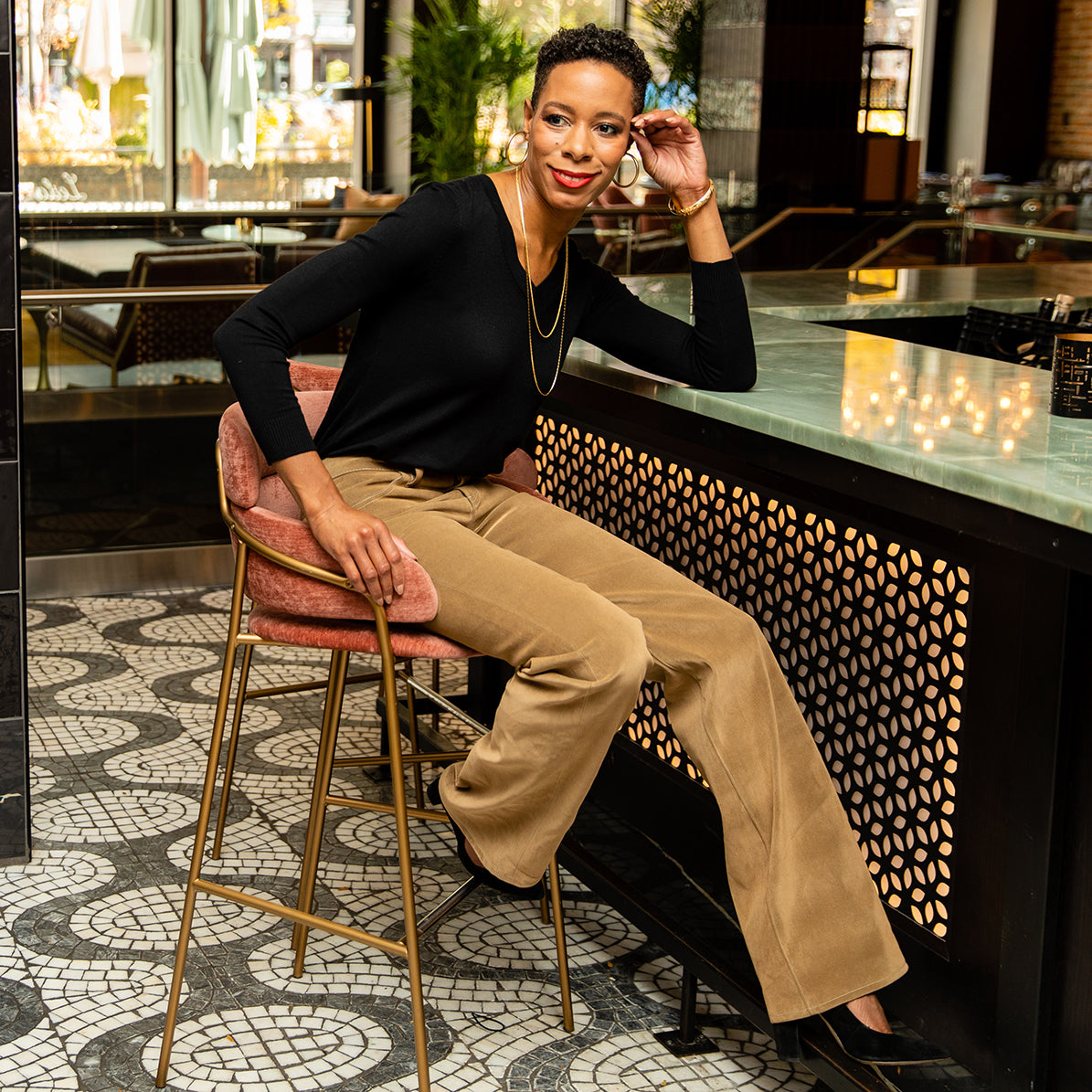 at the bar in detroit denim sustainable custom jeans