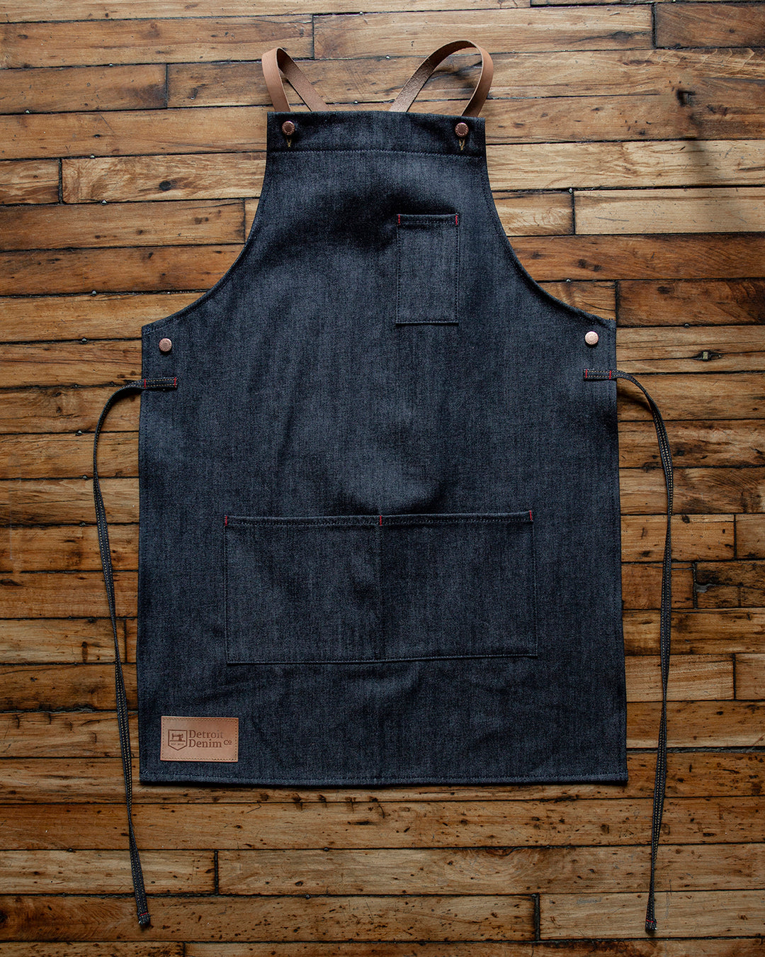Pin on apron from blue jeans
